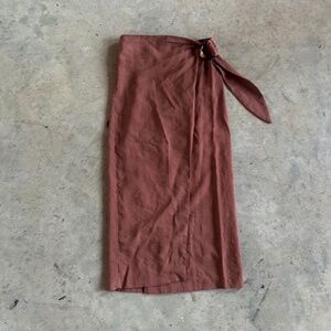 Mango brown skirt